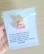 Carica l'immagine nel visualizzatore di Gallery, Bomboniera angelo, bomboniera battesimo, bomboniere nascita, bomboniera angioletto calamita SabrinaDesign