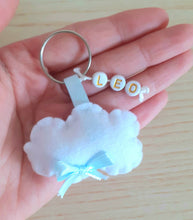 Carica l'immagine nel visualizzatore di Gallery, Bomboniera nuvola nome bimbo, bomboniere nascita battesimo bimbo