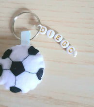 Load image into Gallery viewer, Bomboniera palla calcio nome, bomboniere comunione bimbo