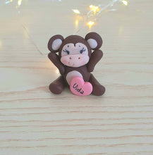 Load image into Gallery viewer, Bomboniera scimmia nascita, bomboniere battesimo bimba
