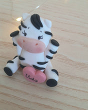 Load image into Gallery viewer, Bomboniera zebra battesimo, bomboniere nascita bimba