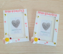 Load image into Gallery viewer, Cornice bomboniera battesimo, bomboniere madrina padrino