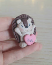 Load image into Gallery viewer, Bomboniera riccio nascita, bomboniere battesimo bimba