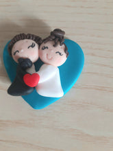 Carica l'immagine nel visualizzatore di Gallery, Bomboniera sposi calamita, bomboniere matrimonio