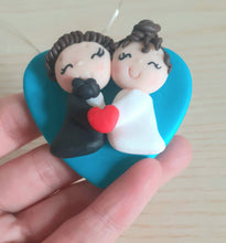 Carica l'immagine nel visualizzatore di Gallery, Bomboniera sposi calamita, bomboniere matrimonio