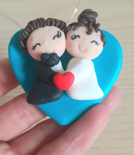 Carica l'immagine nel visualizzatore di Gallery, Bomboniera sposi calamita, bomboniere matrimonio