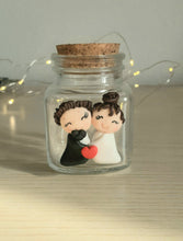 Load image into Gallery viewer, Bomboniera barattolo sposi, bomboniere matrimonio