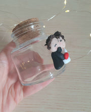 Load image into Gallery viewer, Bomboniera barattolo sposi, bomboniere matrimonio