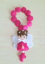 Load image into Gallery viewer, Bomboniera rosario con angelo, bomboniere battesimo rosario