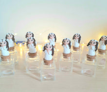 Load image into Gallery viewer, Bomboniera angelo con vasetto, bomboniere comunione, battesimo bimba
