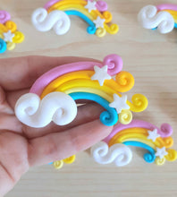 Load image into Gallery viewer, Bomboniera arcobaleno battesimo, bomboniere nascita, comunione