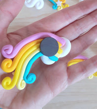 Load image into Gallery viewer, Bomboniera arcobaleno battesimo, bomboniere nascita, comunione