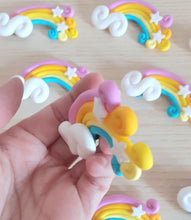 Load image into Gallery viewer, Bomboniera arcobaleno battesimo, bomboniere nascita, comunione