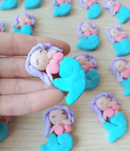 Load image into Gallery viewer, Bomboniera sirena, bomboniere bimba comunione