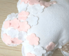 Carica l'immagine nel visualizzatore di Gallery, Fiocco nascita nuvola, fiocco nascita volpe, fiocco nascita feltro, decorazione cameretta neonati