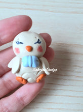 Carica l'immagine nel visualizzatore di Gallery, Bomboniera gufetto, bomboniere battesimo bimbo, bomboniere nascita, bomboniere animali SabrinaDesign