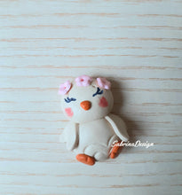 Load image into Gallery viewer, Bomboniera gufetto, bomboniera battesimo bimba, bomboniere nascita, bomboniere animali SabrinaDesign