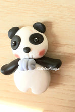 Load image into Gallery viewer, Bomboniera panda, bomboniere nascita, bomboniere battesimo maschietto SabrinaDesign