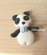 Load image into Gallery viewer, Bomboniera panda, bomboniere nascita, bomboniere battesimo maschietto SabrinaDesign