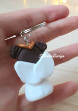 Load image into Gallery viewer, Bomboniera angelo portachiavi, bomboniere nascita, bomboniere battesimo, bomboniere comunione SabrinaDesign