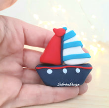 Carica l'immagine nel visualizzatore di Gallery, Bomboniera barchetta, bomboniere battesimo, bomboniere nascita, bomboniera barca, bomboniere mare SabrinaDesign
