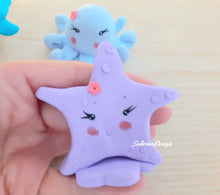 Load image into Gallery viewer, Cake topper sirena, cake topper animali mare, cake topper battesimo, torta compleanno sirena SabrinaDesign