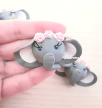 Carica l'immagine nel visualizzatore di Gallery, Bomboniera elefante calamita, bomboniere nascita, bomboniere battesimo SabrinaDesign