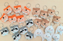 Load image into Gallery viewer, Bomboniera procione, bomboniere nascita, bomboniere battesimo, animali bosco SabrinaDesign