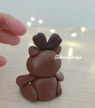 Carica l'immagine nel visualizzatore di Gallery, Bomboniera cerbiatto, bomboniere battesimo, bomboniere nascita, bomboniere animali bosco, cerbiatto calamita SabrinaDesign