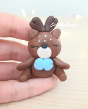 Carica l'immagine nel visualizzatore di Gallery, Bomboniera cerbiatto, bomboniere battesimo, bomboniere nascita, bomboniere animali bosco SabrinaDesign