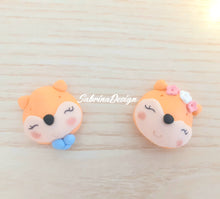 Carica l'immagine nel visualizzatore di Gallery, Bomboniera volpe, bomboniere battesimo bimbo, bomboniere nascita, bomboniere animali del bosco SabrinaDesign