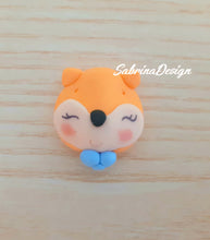 Carica l'immagine nel visualizzatore di Gallery, Bomboniera volpe, bomboniere battesimo bimbo, bomboniere nascita, bomboniere animali del bosco SabrinaDesign