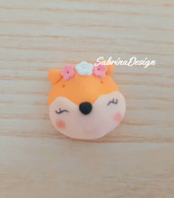 Carica l'immagine nel visualizzatore di Gallery, Bomboniera volpe, bomboniere battesimo bimbo, bomboniere nascita, bomboniere animali del bosco SabrinaDesign