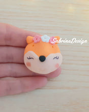 Carica l'immagine nel visualizzatore di Gallery, Bomboniera volpe, bomboniere battesimo bimbo, bomboniere nascita, bomboniere animali del bosco SabrinaDesign