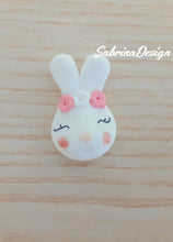Carica l'immagine nel visualizzatore di Gallery, Bomboniera coniglietto, bomboniere battesimo, bomboniere nascita bimba, bomboniere animali bosco SabrinaDesign