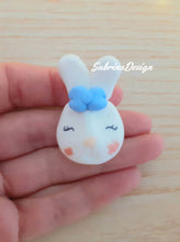 Carica l'immagine nel visualizzatore di Gallery, Bomboniera coniglietto, bomboniere battesimo, bomboniere nascita bimba, bomboniere animali bosco SabrinaDesign