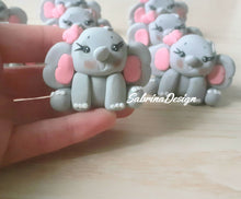 Carica l'immagine nel visualizzatore di Gallery, Bomboniera elefante, bomboniere nascita, bomboniere battesimo, bomboniere comunione bimba SabrinaDesign
