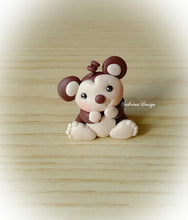 Load image into Gallery viewer, Bomboniera scimmia, bomboniere battesimo, bomboniere nascita bimbo SabrinaDesign