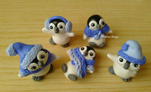 Load image into Gallery viewer, Cake topper pinguini, topper battesimo, compleanno pinguini SabrinaDesign