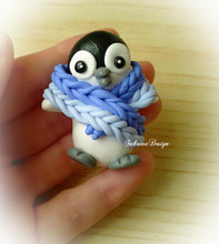 Load image into Gallery viewer, Cake topper pinguini, topper battesimo, compleanno pinguini SabrinaDesign