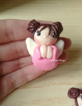 Load image into Gallery viewer, Bomboniera angelo bimba, bomboniera battesimo, bomboniera nascita, bomboniera angioletto SabrinaDesign