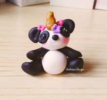 Carica l'immagine nel visualizzatore di Gallery, Bomboniera panda, Bomboniera pandacorno, bomboniere nascita, bomboniera battesimo, bomboniera comunione, compleanno panda SabrinaDesign