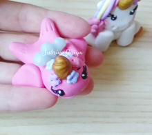 Carica l'immagine nel visualizzatore di Gallery, Cake topper unicorno, compleanno unicorno, cake topper battesimo