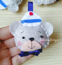 Carica l'immagine nel visualizzatore di Gallery, Bomboniera orsetto marinaio, bomboniera nascita, bomboniera battesimo SabrinaDesign