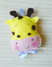 Carica l'immagine nel visualizzatore di Gallery, Bomboniera giraffa, bomboniera nascita, bomboniere battesimo, festa savana, compleanno giraffa, bomboniere animali SabrinaDesign