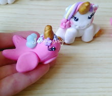 Carica l'immagine nel visualizzatore di Gallery, Cake topper unicorno, compleanno unicorno, cake topper battesimo