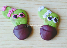 Load image into Gallery viewer, Bomboniera cactus, bomboniera battesimo, bomboniere nascita, bomboniere comunione SabrinaDesign