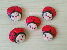 Carica l'immagine nel visualizzatore di Gallery, Bomboniera coccinella, bomboniera battesimo, bomboniere nascita, bomboniere comunione SabrinaDesign