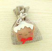 Carica l'immagine nel visualizzatore di Gallery, Sacchetto Natale con stella, sacchetto bomboniera, sacchetti battesimo SabrinaDesign