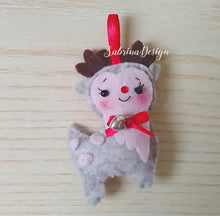 Carica l'immagine nel visualizzatore di Gallery, Renne di Natale, decorazioni albero, palline albero SabrinaDesign